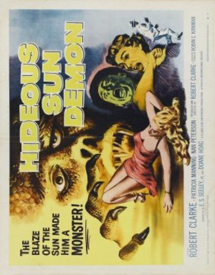 The Hideous Sun Demon movie poster (1959) pillow