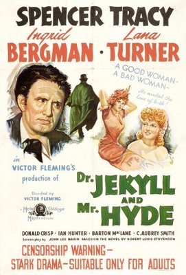 Dr. Jekyll and Mr. Hyde movie poster (1941) poster with hanger
