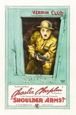 Shoulder Arms movie poster (1918) Stickers MOV_faabd2e2