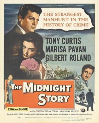 The Midnight Story movie poster (1957) wooden framed poster