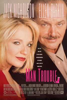 Man Trouble movie poster (1992) Stickers MOV_fae914b0