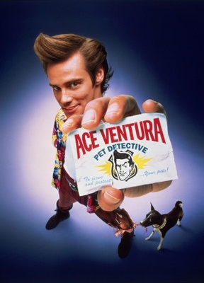 Ace Ventura: Pet Detective movie poster (1994) metal framed poster