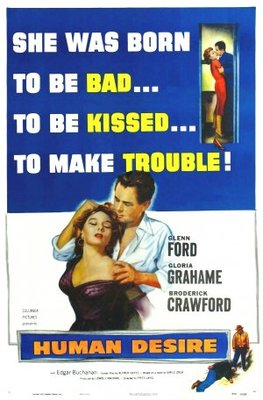 Human Desire movie poster (1954) pillow
