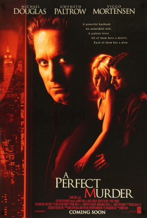 A Perfect Murder movie poster (1998) Stickers MOV_fagvyz9t