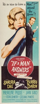 If a Man Answers movie poster (1962) canvas poster