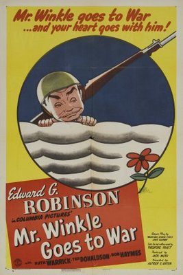 Mr. Winkle Goes to War movie poster (1944) Stickers MOV_fb089785