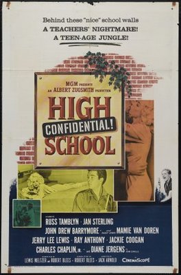 High School Confidential! movie poster (1958) tote bag
