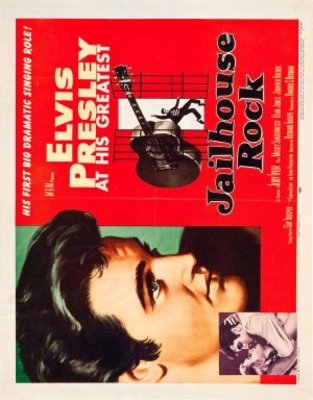 Jailhouse Rock movie poster (1957) wood print