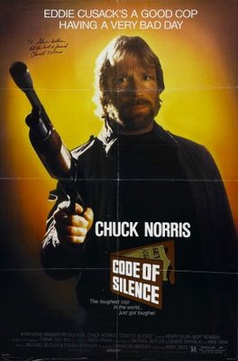 Code Of Silence movie poster (1985) poster with hanger