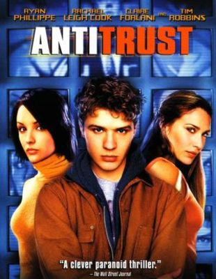 Antitrust movie poster (2001) poster with hanger