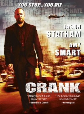 Crank movie poster (2006) wooden framed poster