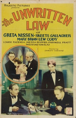 The Unwritten Law movie poster (1932) poster