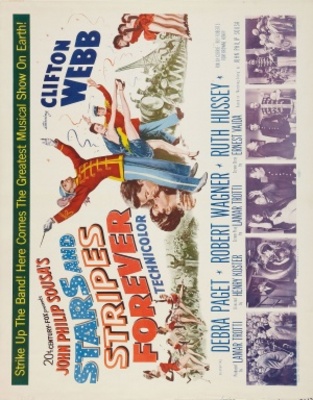 Stars and Stripes Forever movie poster (1952) metal framed poster