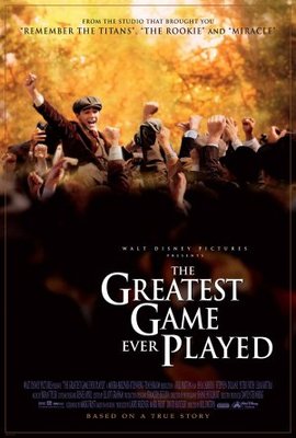 The Greatest Game Ever Played movie poster (2005) wood print