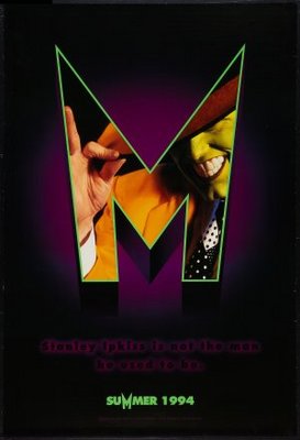 The Mask movie poster (1994) wood print