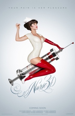 Nurse 3-D movie poster (2012) wooden framed poster
