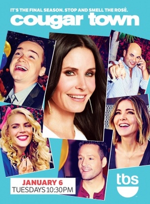 Cougar Town movie poster (2009) wooden framed poster