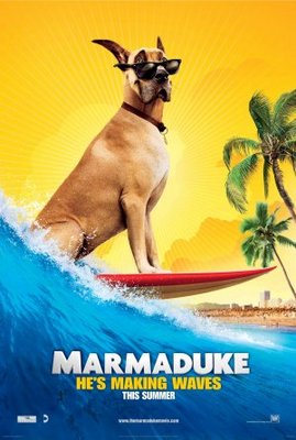 Marmaduke movie poster (2010) wood print