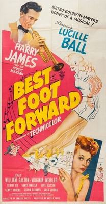 Best Foot Forward movie poster (1943) metal framed poster