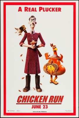 Chicken Run movie poster (2000) wood print