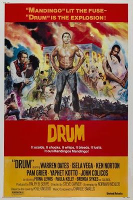 Drum movie poster (1976) pillow