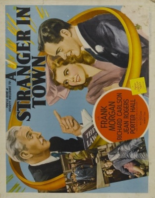 A Stranger in Town movie poster (1943) metal framed poster