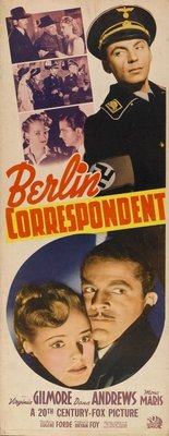 Berlin Correspondent movie poster (1942) mouse pad