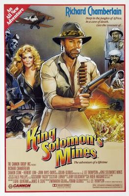 King Solomon's Mines movie poster (1985) canvas poster