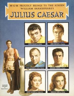 Julius Caesar movie poster (1953) metal framed poster