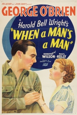 When a Man's a Man movie poster (1935) mug