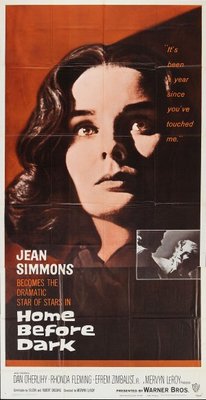 Home Before Dark movie poster (1958) metal framed poster