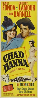 Chad Hanna movie poster (1940) poster