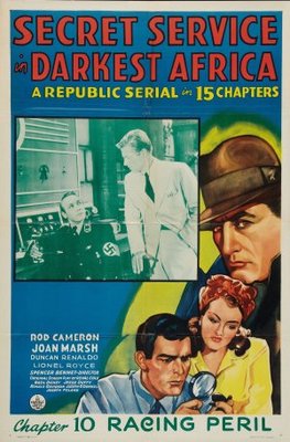 Secret Service in Darkest Africa movie poster (1943) canvas poster