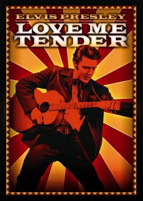 Love Me Tender movie poster (1956) metal framed poster