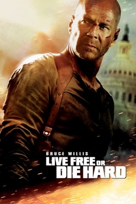 Live Free or Die Hard movie poster (2007) tote bag