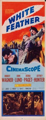 White Feather movie poster (1955) poster with hanger