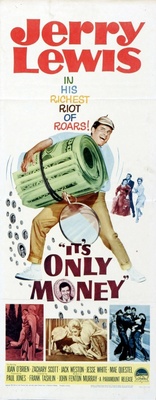 It'$ Only Money movie poster (1962) canvas poster
