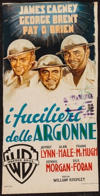 The Fighting 69th movie poster (1940) canvas poster