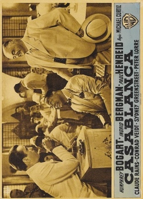 Casablanca movie poster (1942) wood print