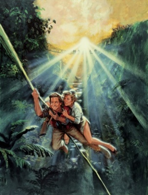 Romancing the Stone movie poster (1984) wooden framed poster