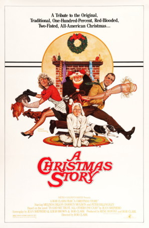 A Christmas Story movie poster (1983) pillow