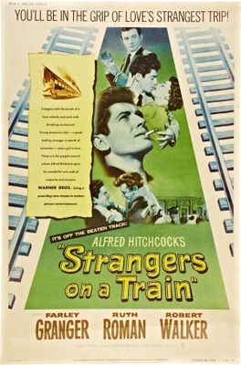 Strangers on a Train movie poster (1951) Mouse Pad MOV_fca4de76