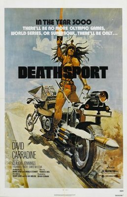 Deathsport movie poster (1978) mouse pad