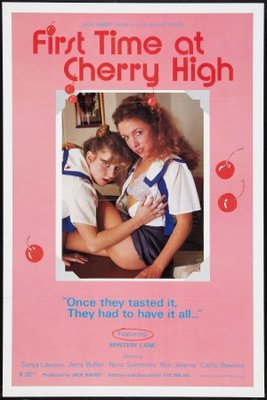 First Time at Cherry High movie poster (1984) metal framed poster