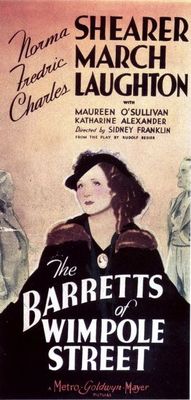 The Barretts of Wimpole Street movie poster (1934) metal framed poster