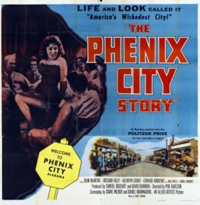 The Phenix City Story movie poster (1955) canvas poster