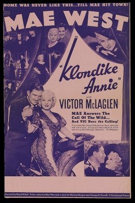 Klondike Annie movie poster (1936) metal framed poster