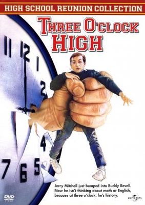 Three O'Clock High movie poster (1987) wooden framed poster