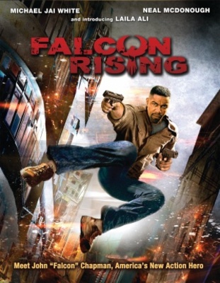 Falcon Rising movie poster (2014) wood print