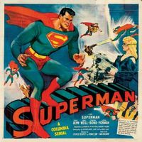 Superman movie poster (1948) Longsleeve T-shirt #669169